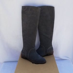 UGG Daley Grey Suede Women's Tall Knee-High Boots